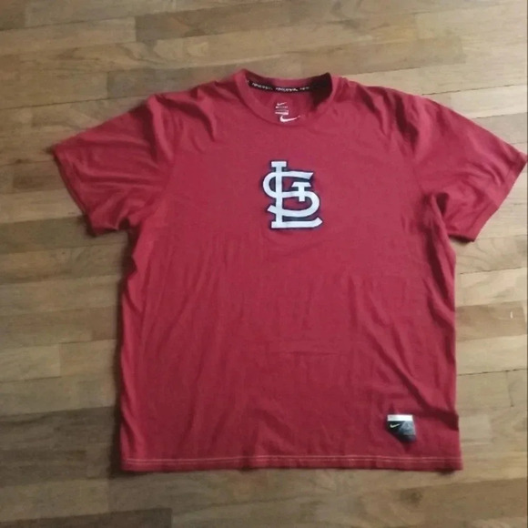 St Louis Cardinals MLB Nike Dri Fit Performance Shirt XL - Picture 1 of 6